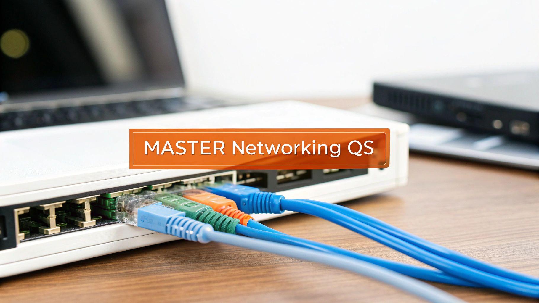 Ace your next role with our expert guide to the top networking interview questions. Includes model answers and practical tips to help you succeed.